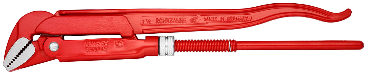 Knipex pipe pliers 45° threaded lacquered
