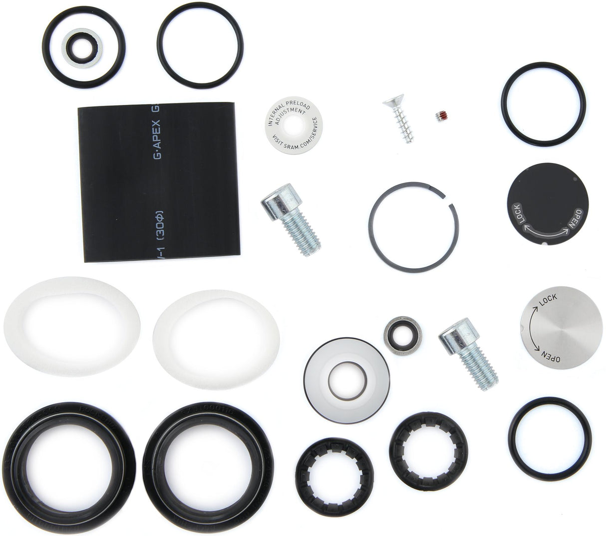 Rockshox full service kit rocksh. paragon steel spring