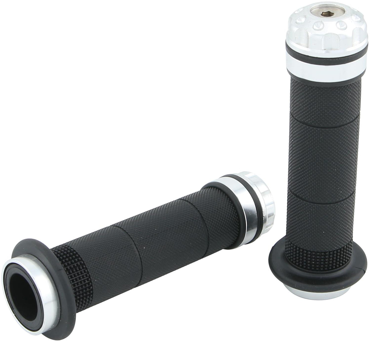 Tnt pr. hand grip rubber ultimate black-chrome