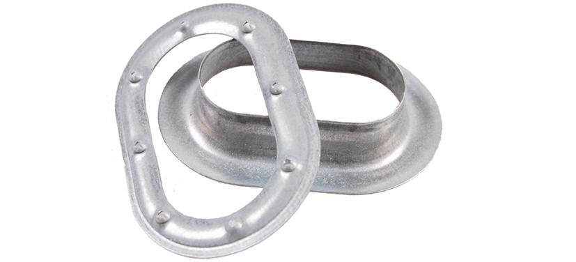 Bünte ovaloese galvanized 42x22mm