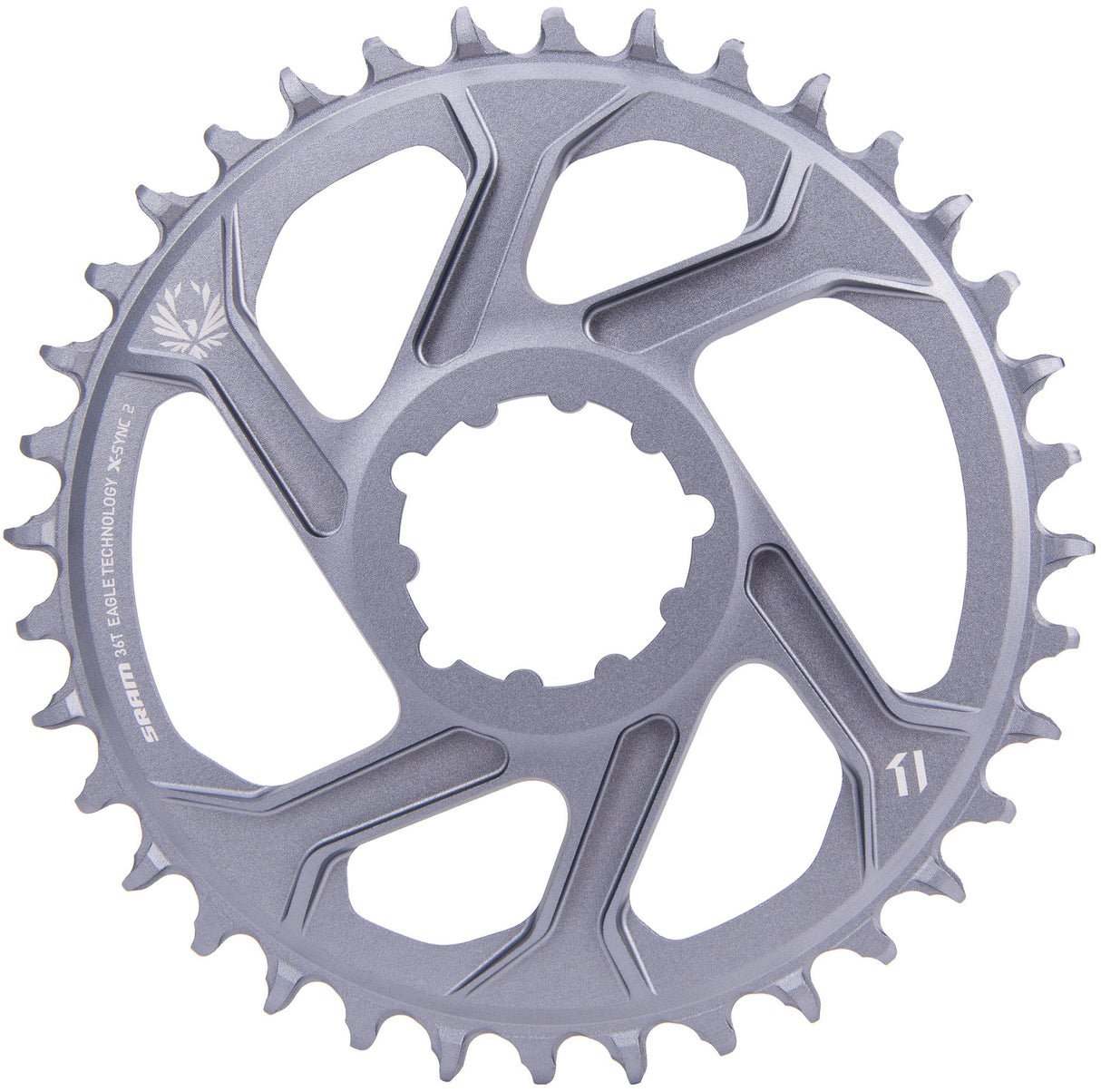 Sram chain ring x-sync 2 36t polar grey