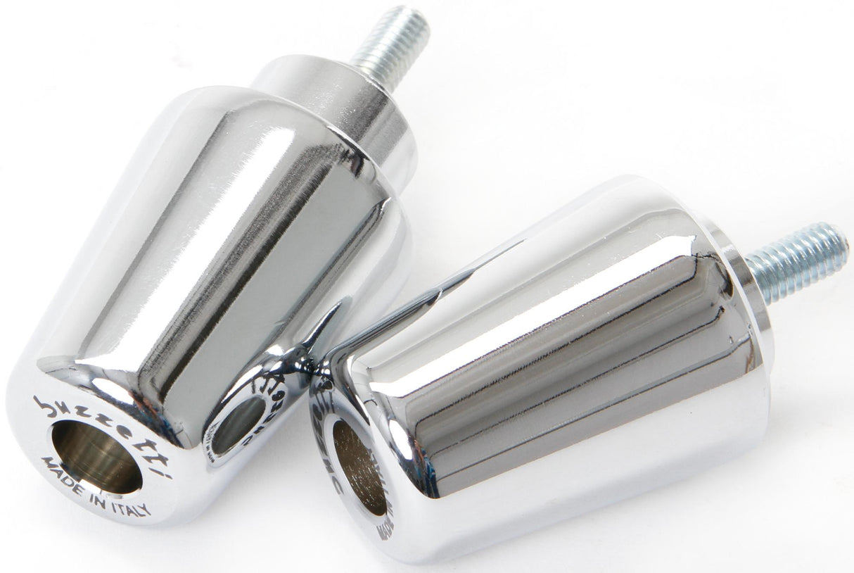 Buzzetti handlebar plugs chrome