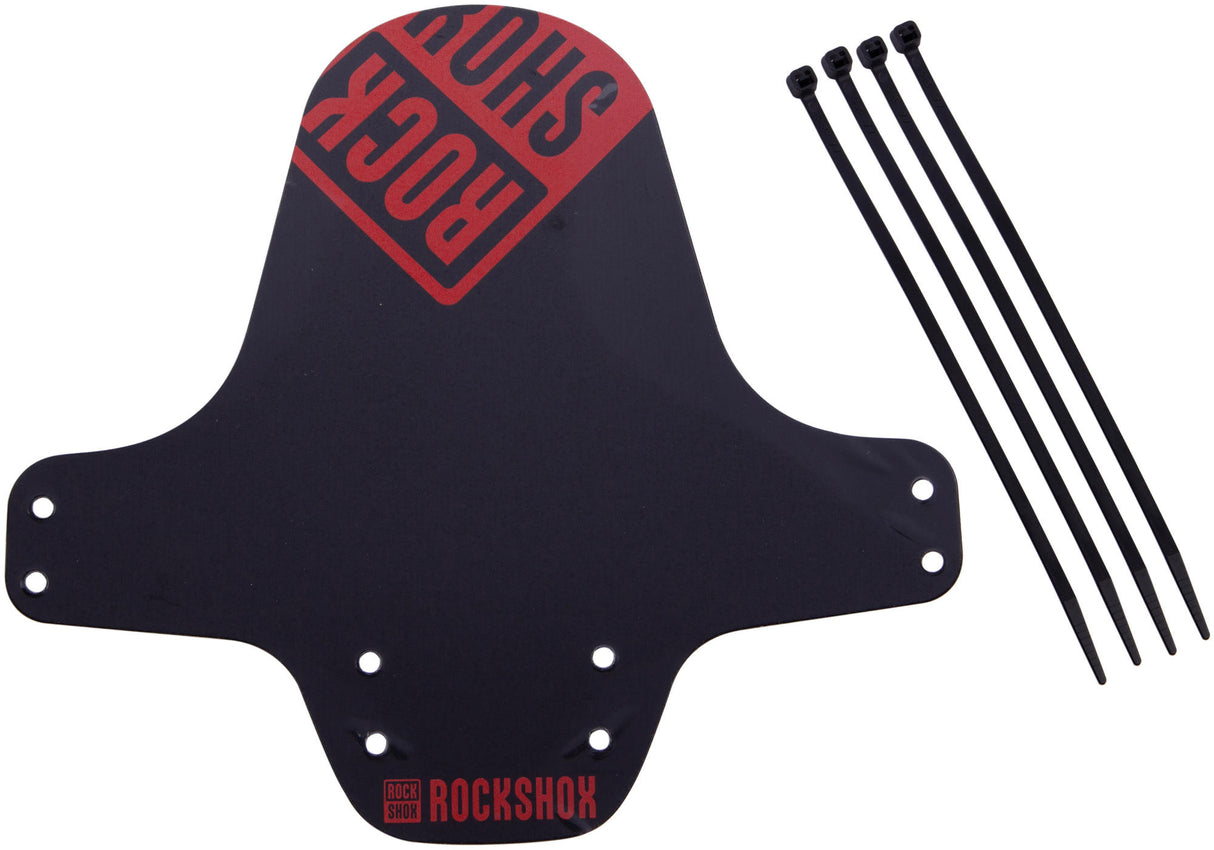 Rockshox clip-on fender rs black fire red