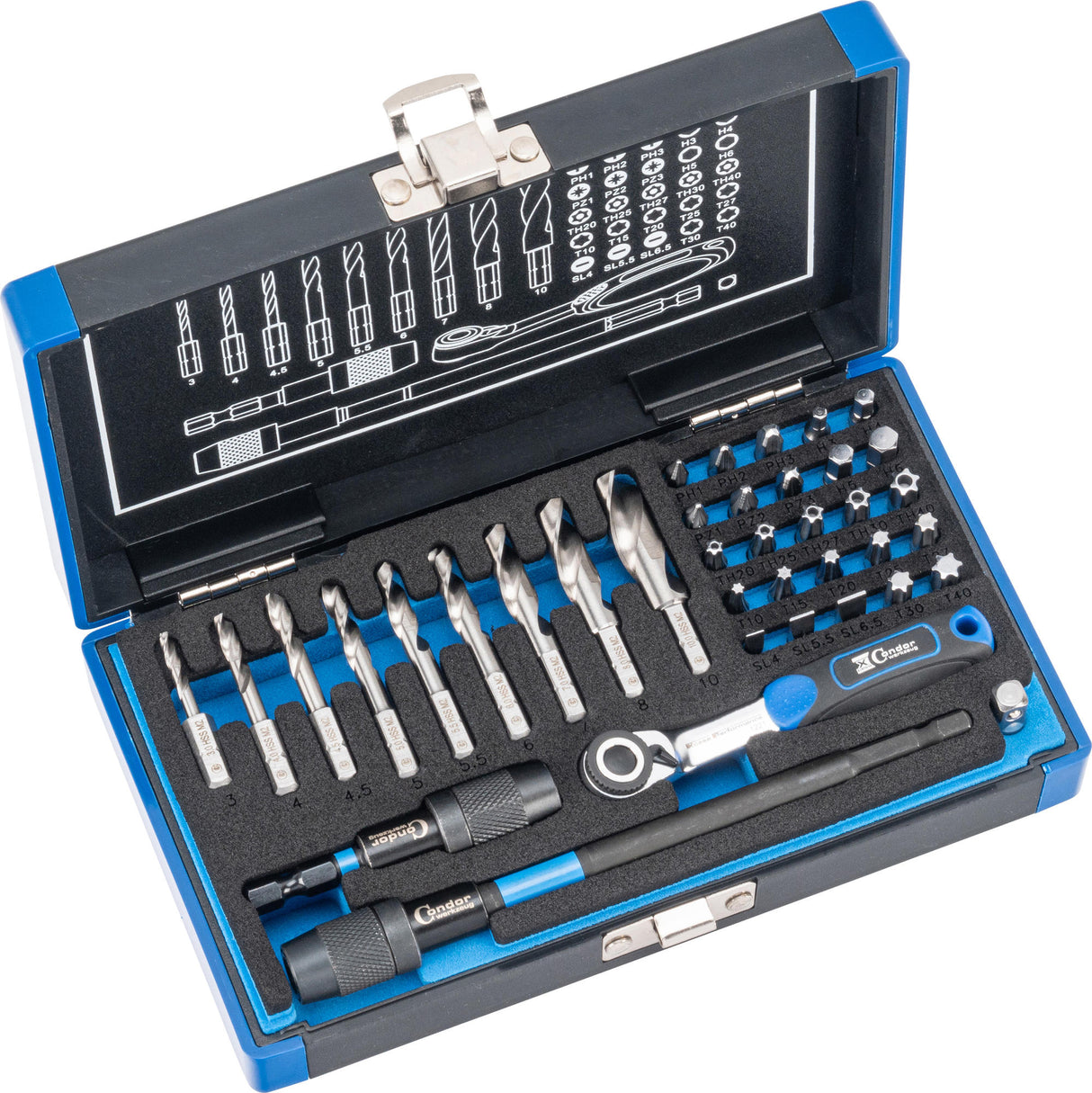 Condor spiral drill bits hss-g 38tlg.