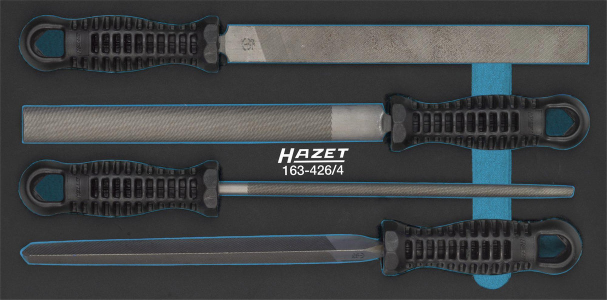 Hazet file set in soft foam inl.