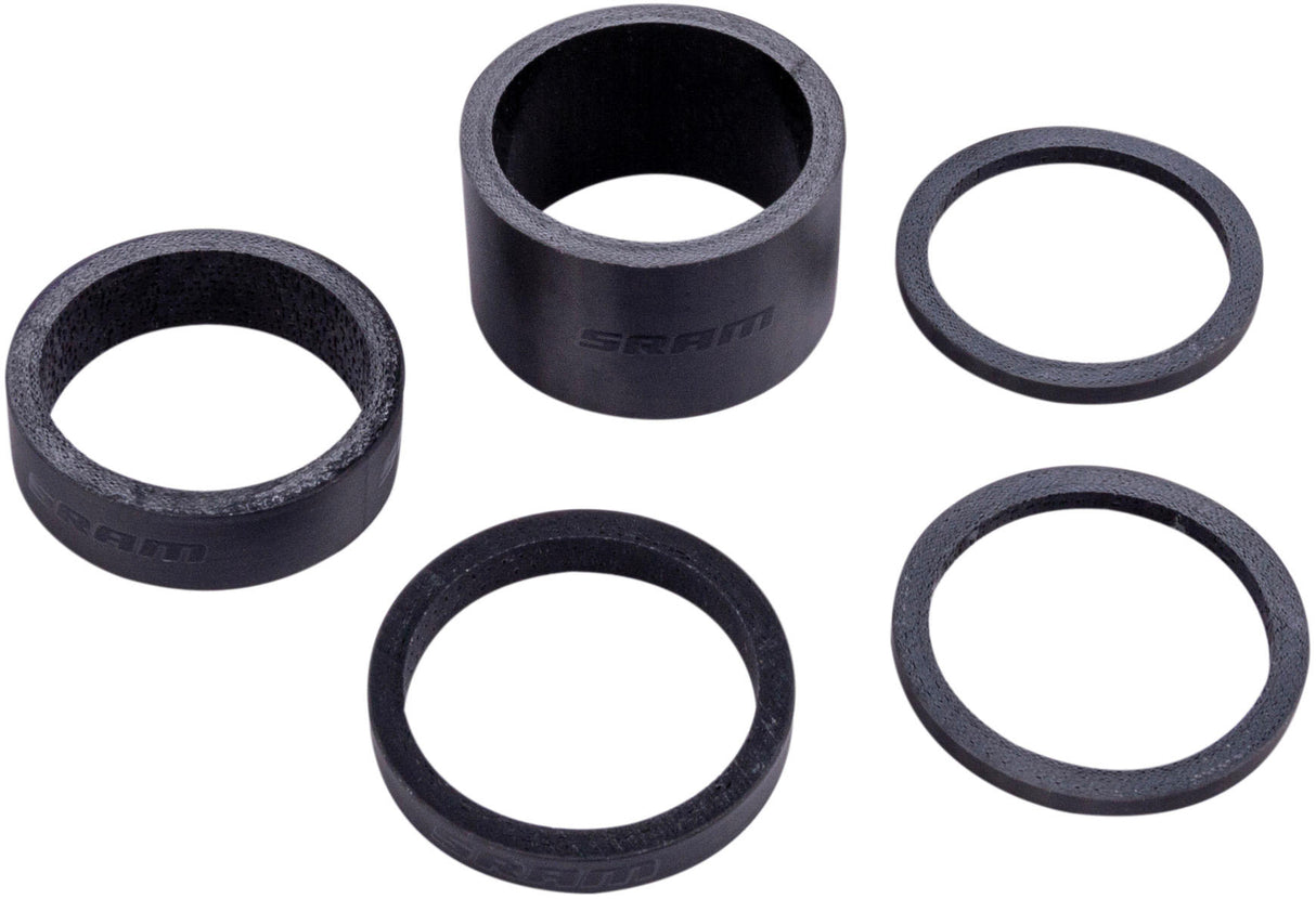 Sram spacer set 2,5x2 5 10 20mm black