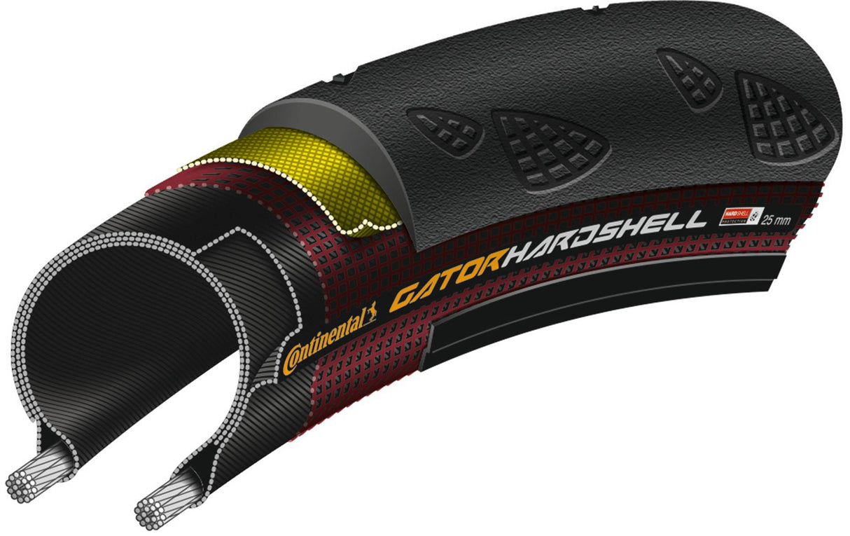 Continental Gator Hardshell Racing Bike Band 28x1.00 Black