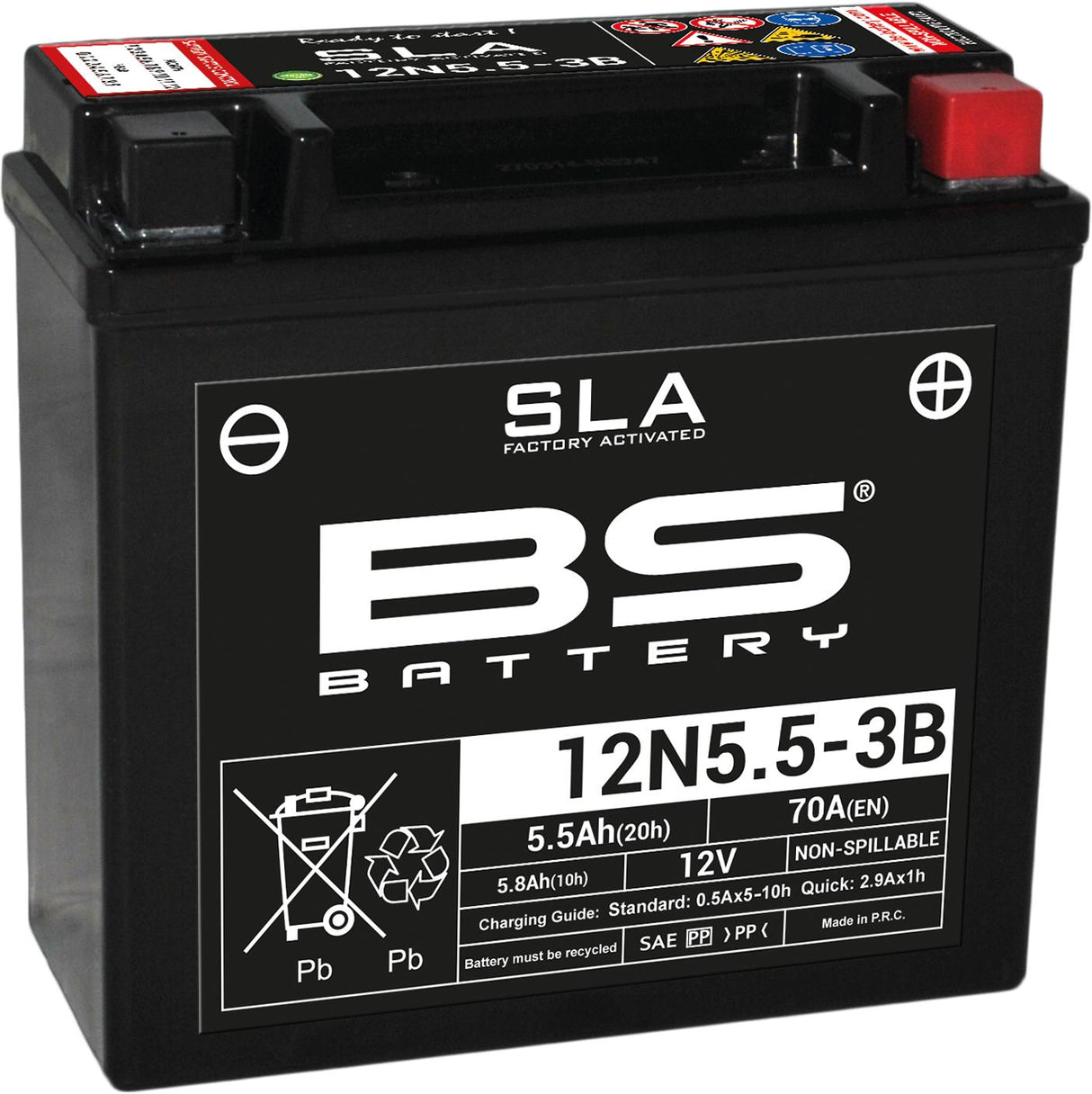 Bs-battery battery 12n5.5-3b bs sla
