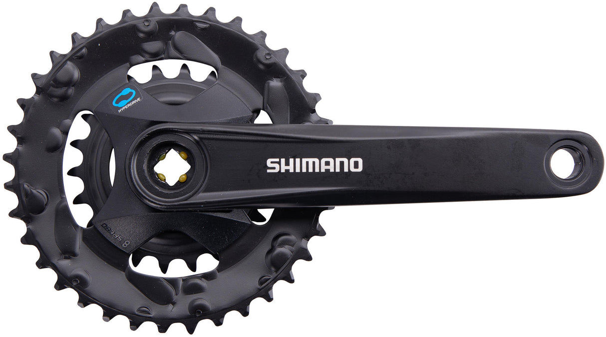 Shimano Crankset 2x 7 8 Speed ​​FC-M315-2 s ramenem 175 mm 36 x 22t černá