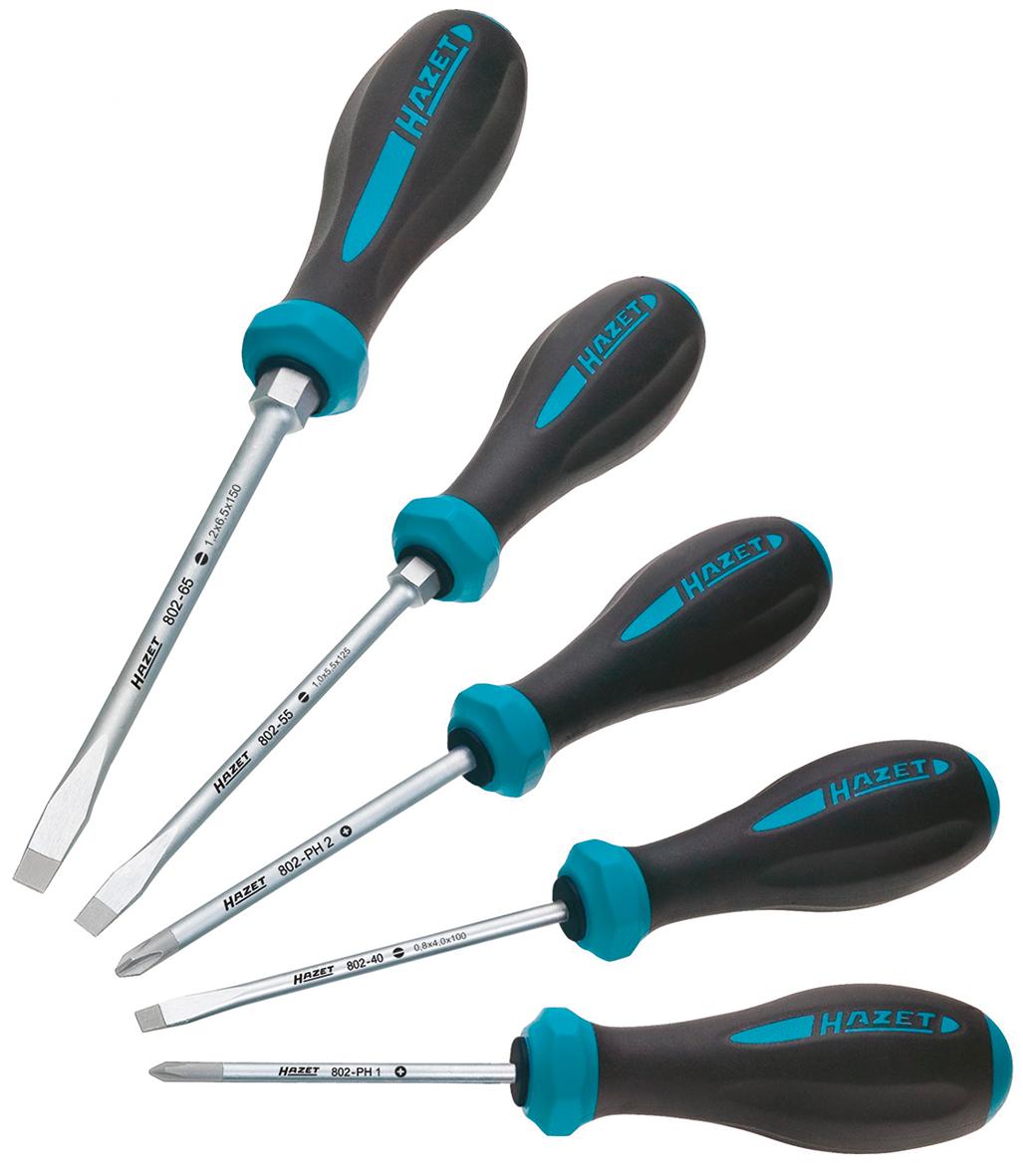 Hazet screwdriver set 5 pcs. 802 5 hexanamic