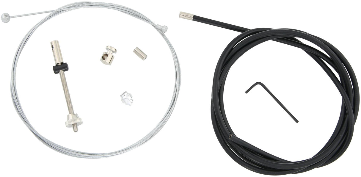 Brake cable for rear drum brake complete black