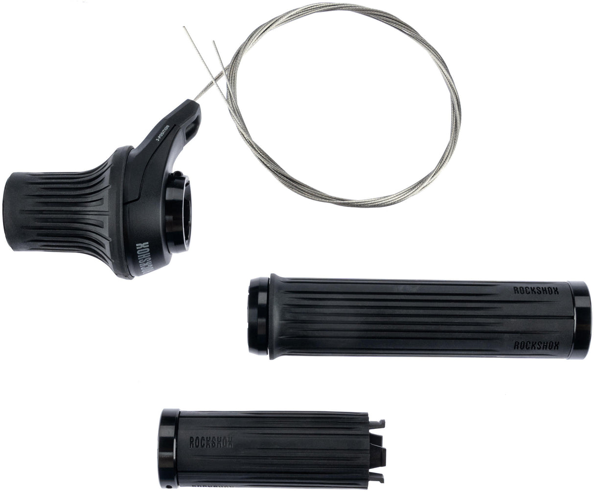 Rockshox twist grip shifter rs twistloc 3 pos.