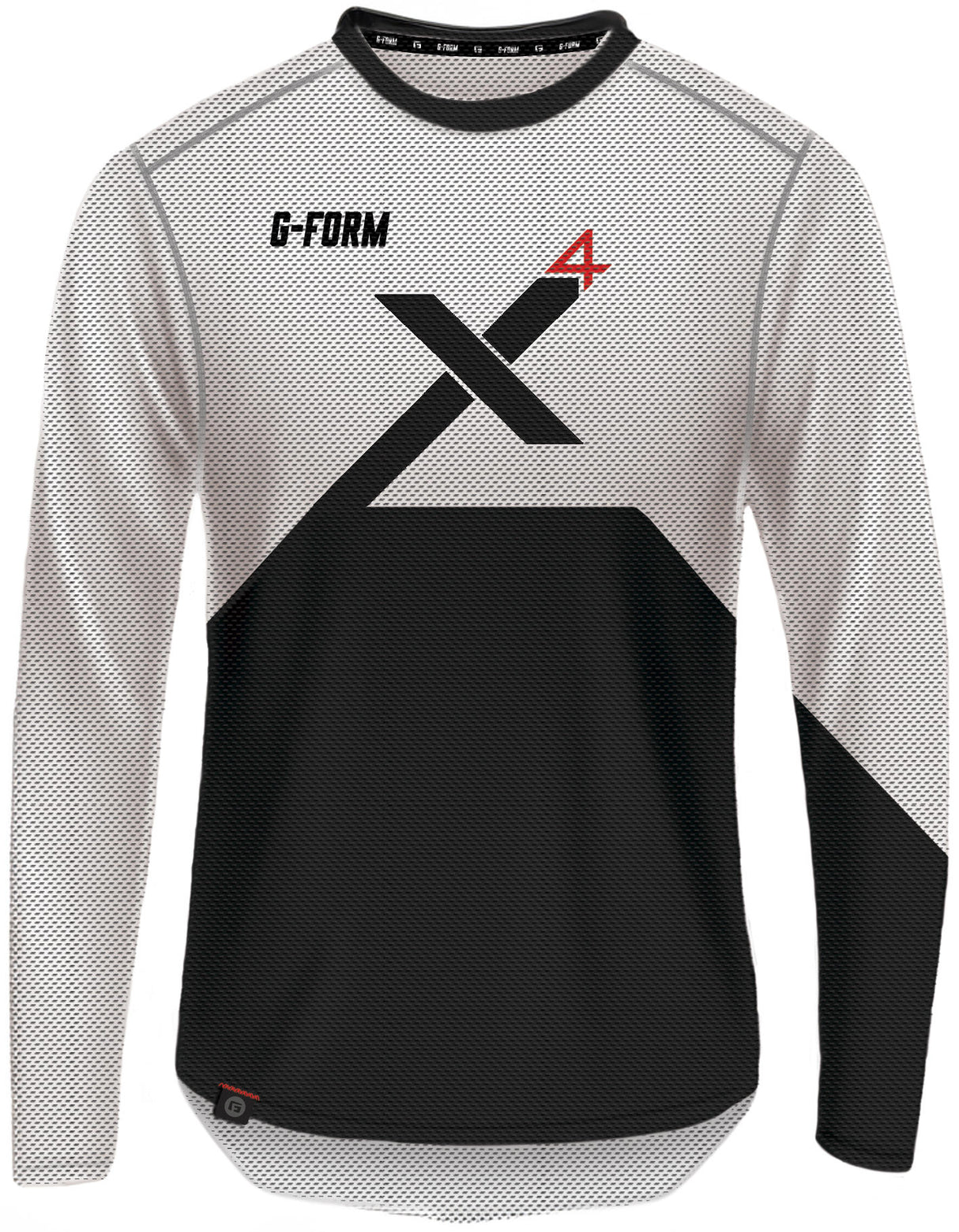 G-form longarm shirt pro x-4 size l white bl.