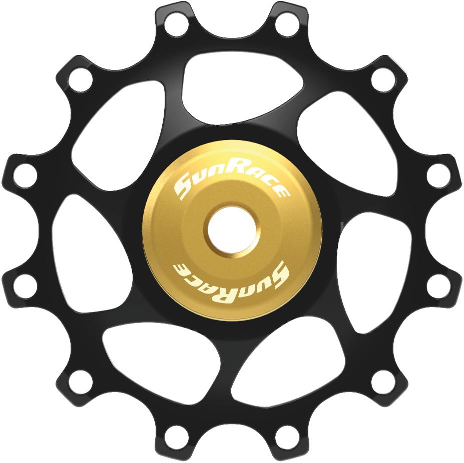Sunrace Derailleurwiel 12t legeringsguld