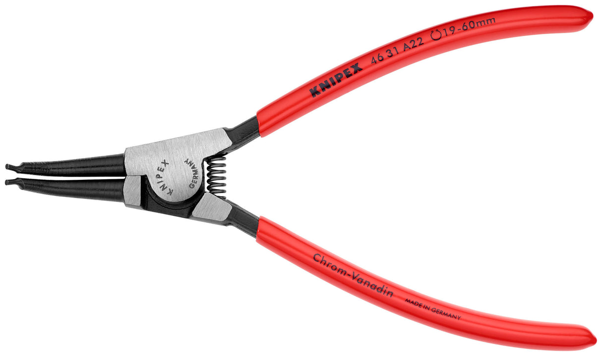 Knipex circlip pliers 45 degrees curved
