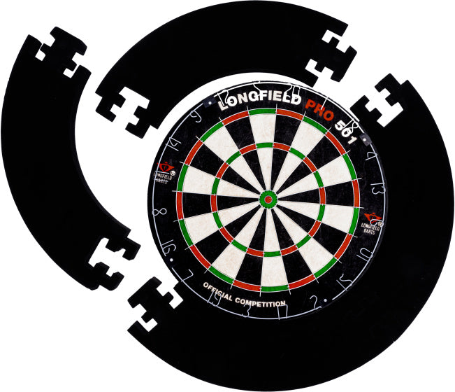 Longfield Darts Dartbord Randing per protezione da parete a 4 pezzi