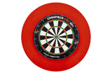 Torneo di Darts di Longfield Dartboard con accessori rosso 8 pezzi