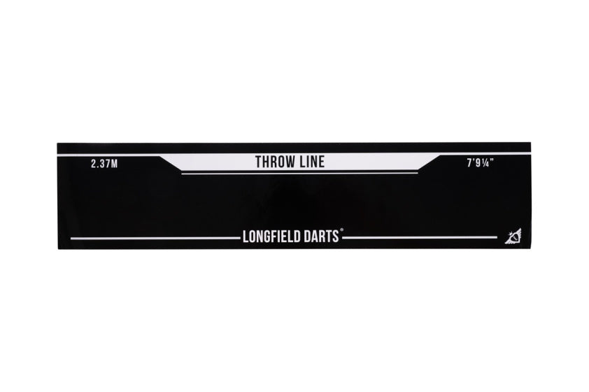 Torneo di Darts di Longfield Dartboard con accessori neri 8 pezzi