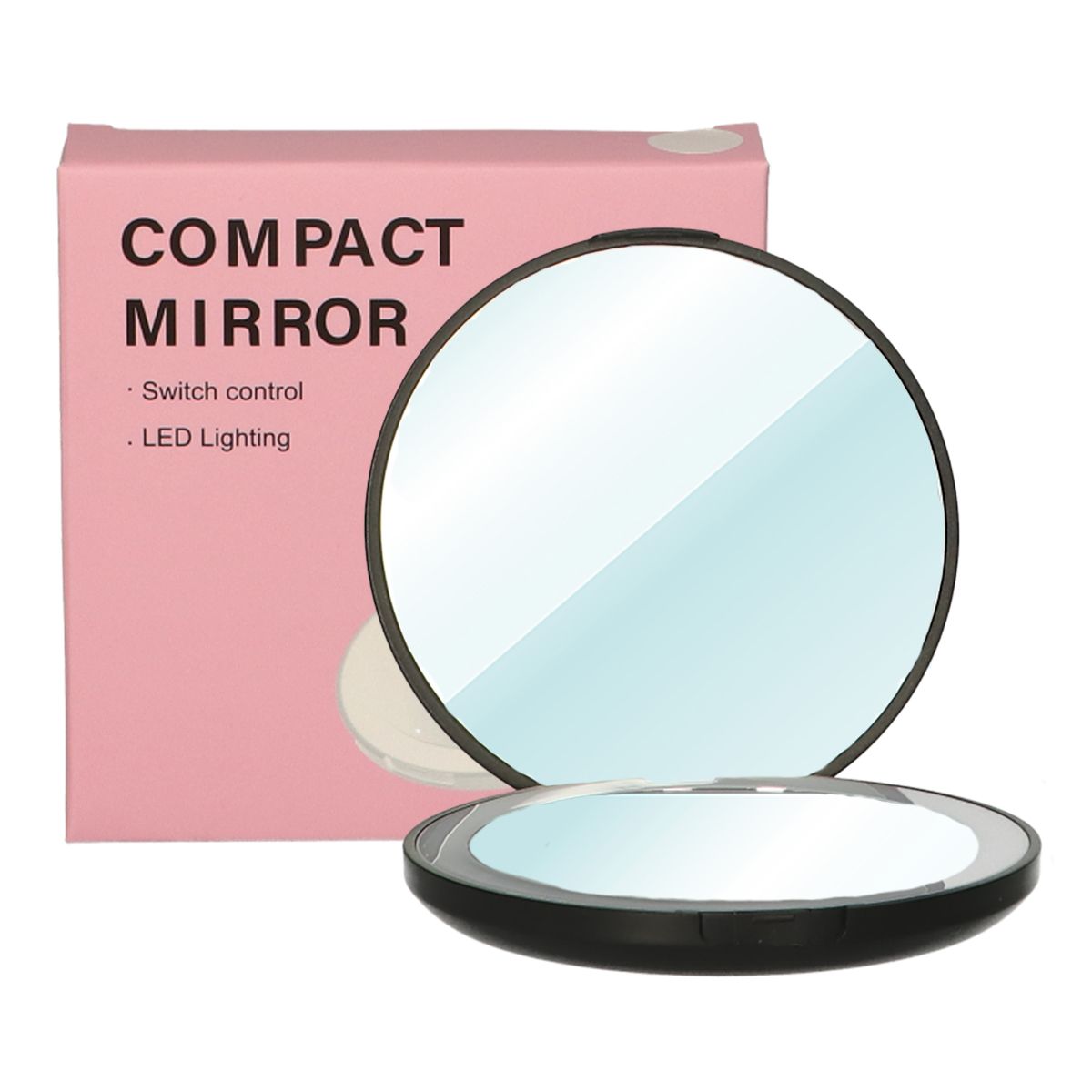 Lsp lusterka Kompaktowe lusterko workowe okrągłe 5x powiększające z diodą LED