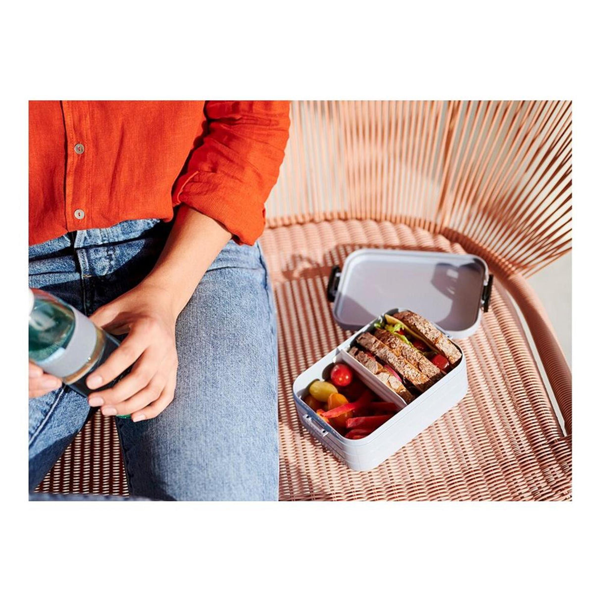 Mepal take a break lunch box with nordic sage