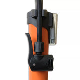 Fahrradpumpe mit Manometer 6 bar Orange