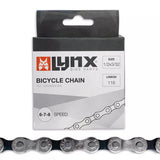 Lynx Derailleur halskæde 6 7 8 - 116 Schakels - Sort