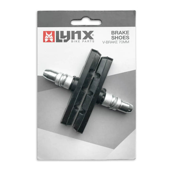 Podkładki hamulcowe V-Brake 70 x 12,5 mm czarne 2 sztuki