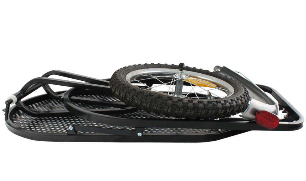 Składana przyczepa rowerowa M-Wave 16-calowa unisex czarna