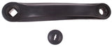 M-vågvev med täckstål 170 mm vänster svart