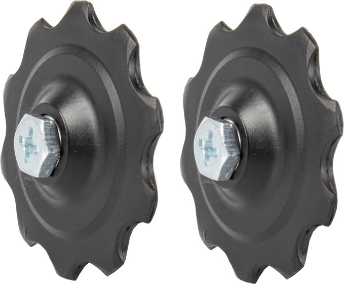 Wheels deragliatore m-wave standard 5-10 velocità nera 2 pezzi