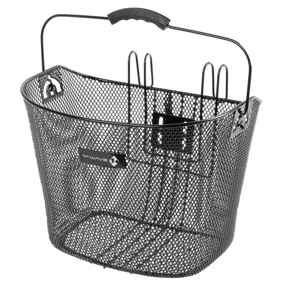 M-bølgecykelkurv BA-F Hang i 19 liter sort