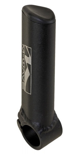 M-wave Handles End All Short Aluminium Matt Black per 2 St.