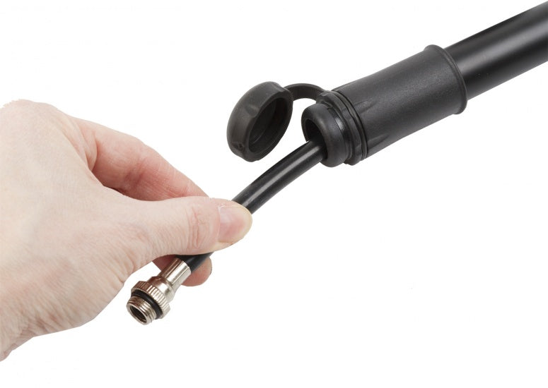 M-wave mini čerpadlo flex trubice hliníková černá
