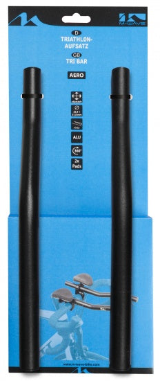 M-Wave Set-Up Hand-Up Triathlon Aero 25,4 350 31,8 mm nero