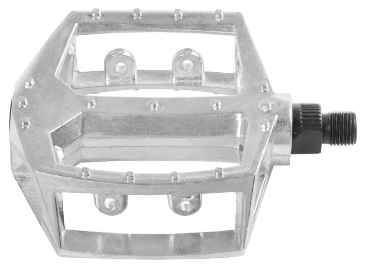 Pedale piattaforma m-wave OEM 1 2 pollici d'argento per set