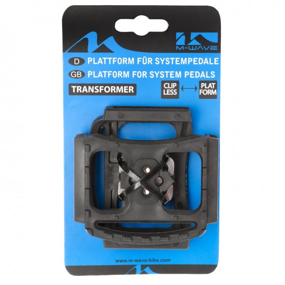 M-Wave platform for SPD click pedals black per pair