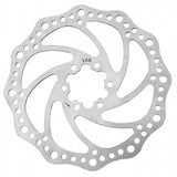 M-wave freno disco 160 mm 6 fori in acciaio inossidabile argento