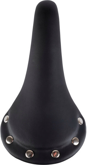 M-wave Rivet Race Saddle Unisex Imitazione in pelle nera