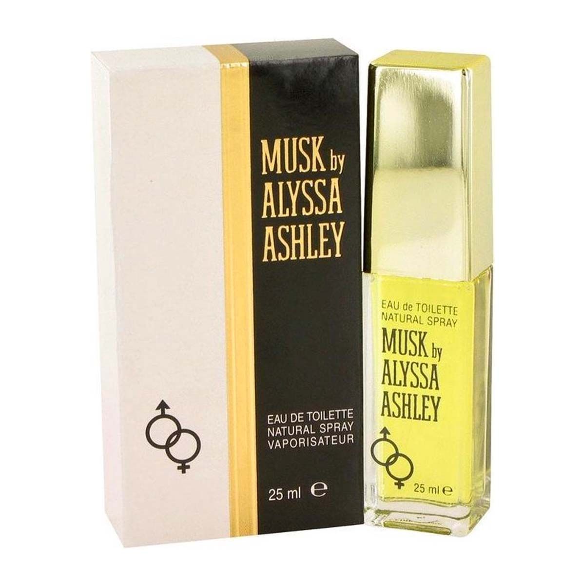 Alyssa ashley eau de toilette spray almíscar 25ml unissex