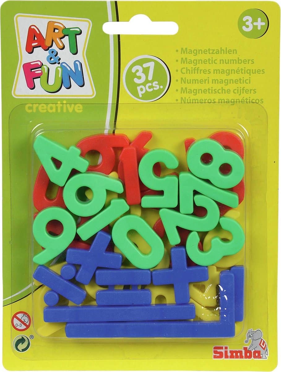 Simba Art and Fun Magnet Figures, 37-piece