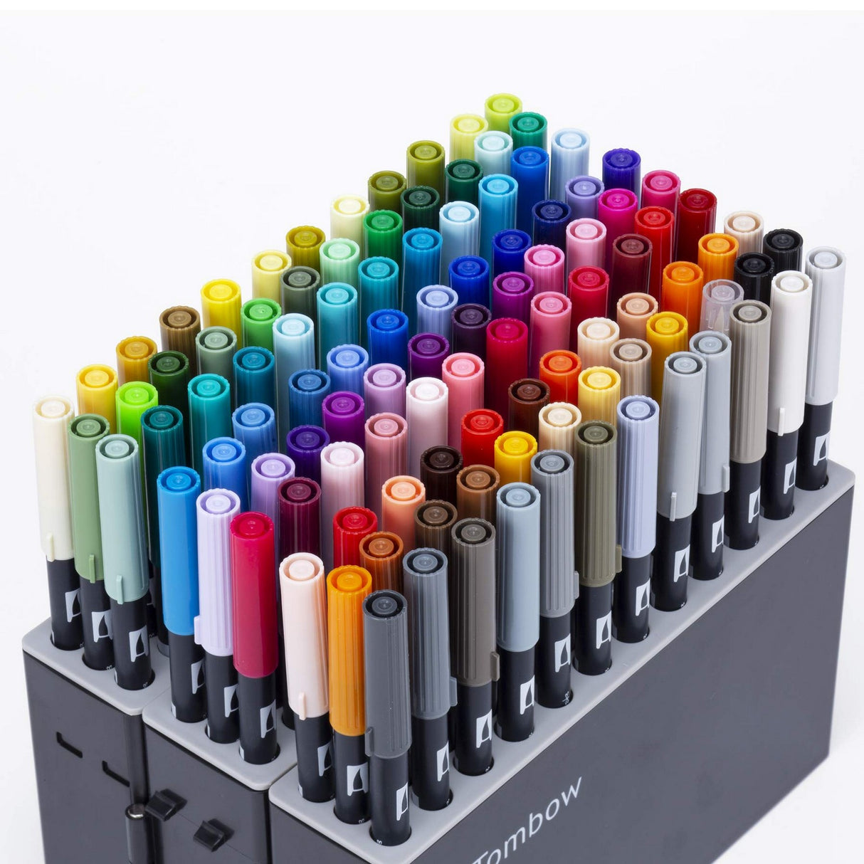 Tombow • fudenosuke brush pen two soft tips black + grey