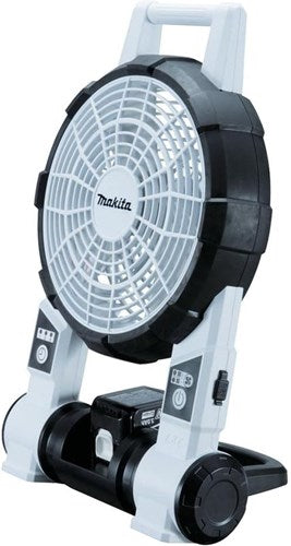 Makita dcf201zw 14.4 - corpo do ventilador com bateria de íon-lítio de 18v - branco - dcf201zw