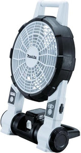 Makita dcf201zw 14.4 - corpo do ventilador com bateria de íon-lítio de 18v - branco - dcf201zw
