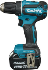 Makita ddf485sfe 18 V Bohr-/Schrauendréier Brushless 3.0 Ah Batterie (2 Stéck), Ladegeräter, am Fall