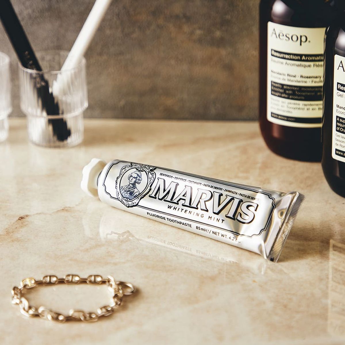 Marvis tandpasta whitening mint 85ml