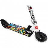 Marvel Avengers 2-wheel Kids Step Foot brake Boys Black White