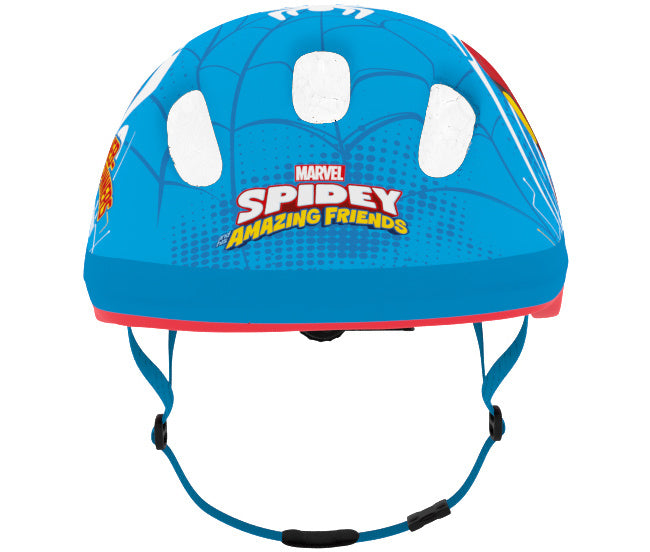 Disney Spidey Velo Helm Jongen bloe rout Gréisst 44-48 cm (xs)