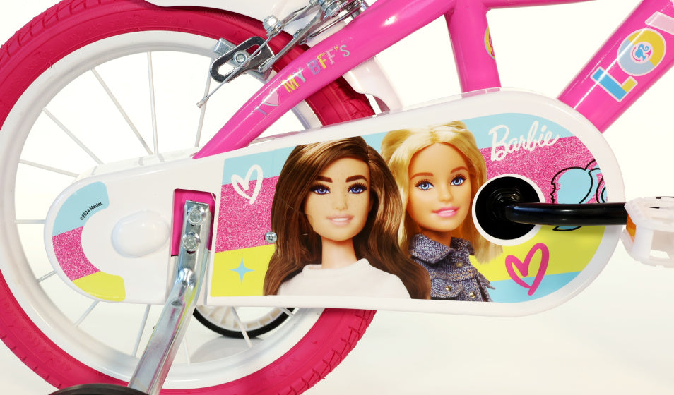 Mattel Barbie 16 tommer 27 cm jenter knijprem rosa hvit