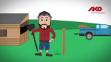 Ako producten lintspanner premium v houten paal zakje 10 st
