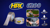 Hpx producten duct tape reparatietape lichtblauw 48mm x 25m